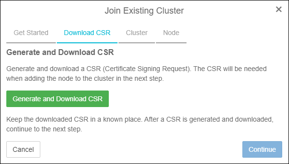 Generate & Download CSR