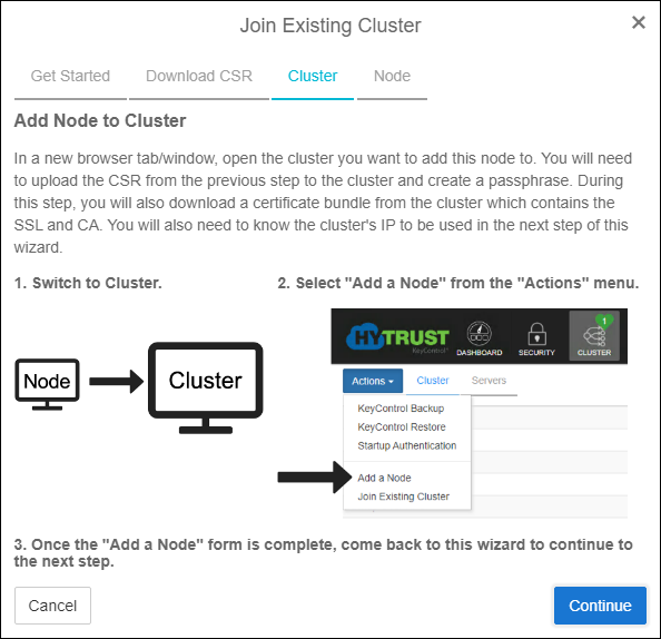 Add Node to Cluster