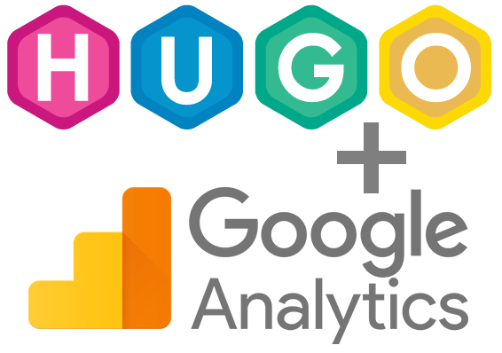 Hugo and Google Analytics Logos