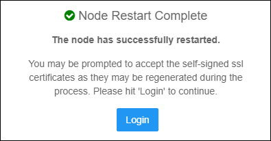 Node Addition Successful