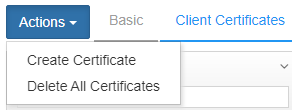 Create Certificate