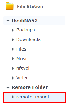 New Remote Folder