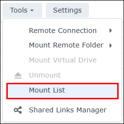 How to view Mount List